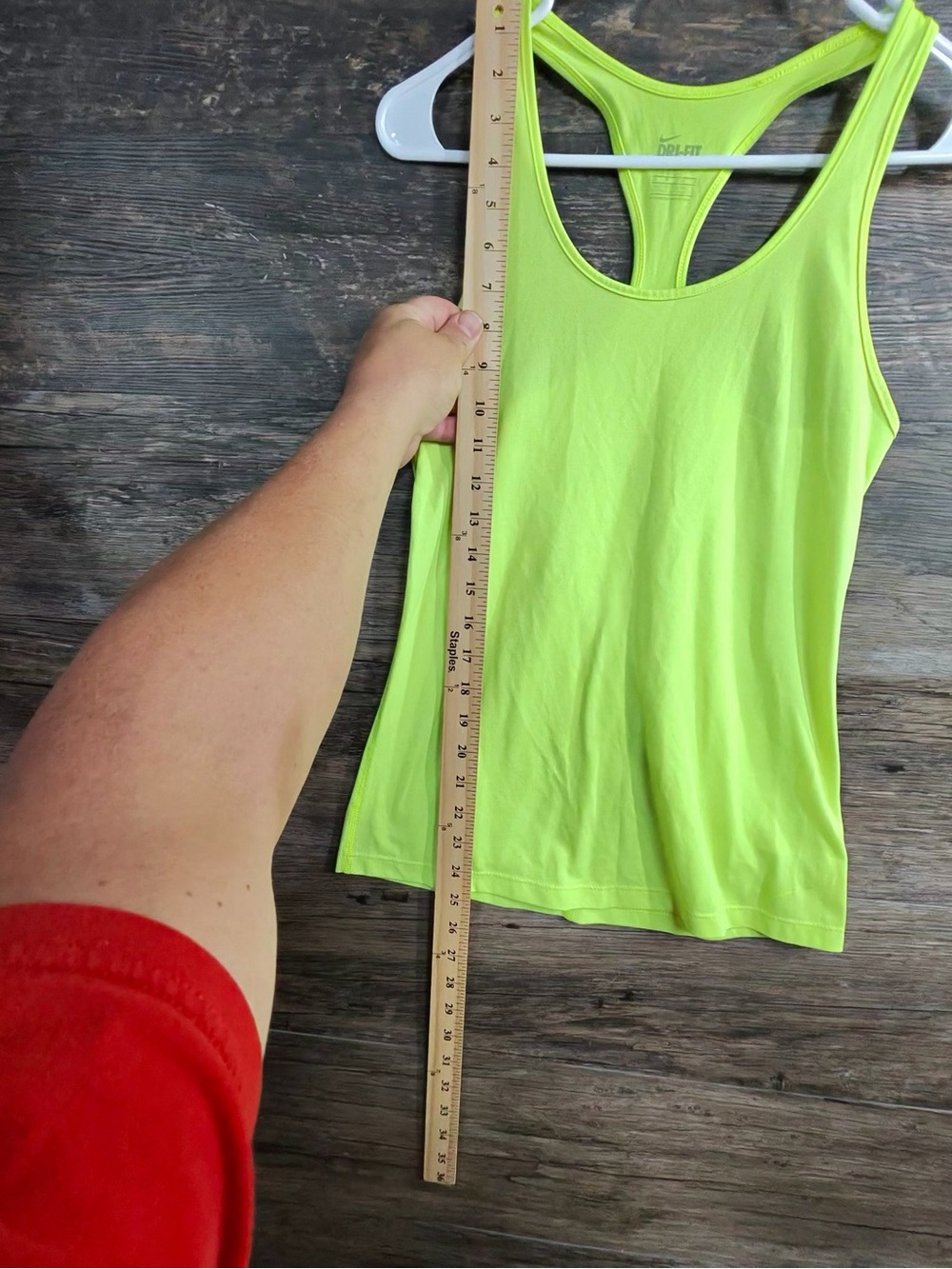Nike Neon Lime Racerback Tank Top - Picture 6 of 6